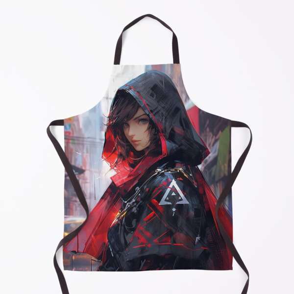 Item preview, Urban Cyberpunk Assassin Anime Girl designed and sold by bubblegoth.