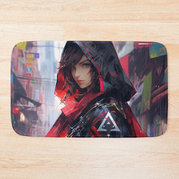 Item preview, Urban Cyberpunk Assassin Anime Girl designed and sold by bubblegoth.