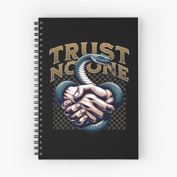 Item preview, Trust No One Snake Handshake Design designed and sold by Karma-n-Chaos.