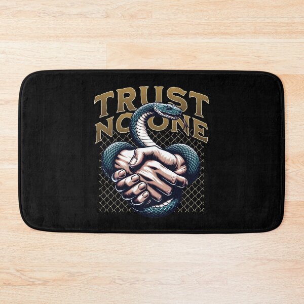 Item preview, Trust No One Snake Handshake Design designed and sold by Karma-n-Chaos.