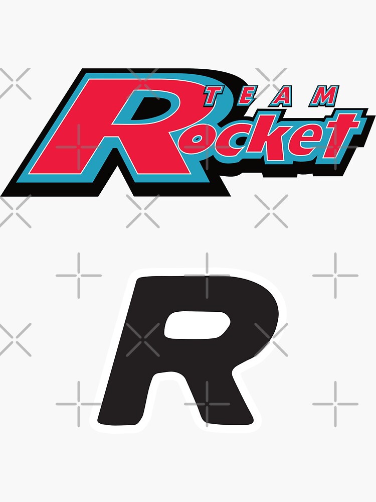 Team Rocket Set-Symbol Sticker, image size:750x1000