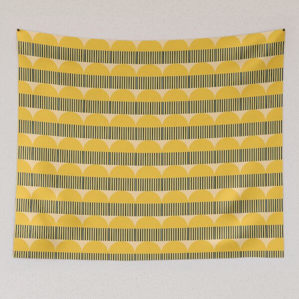 Item preview, yellow waves designed and sold by Studio-Nina.