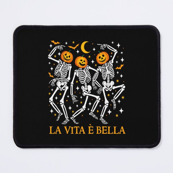 Item preview, La Vita E Bella Italian Quote Ognissanti Dancing Skeletons Funny Halloween Costume  designed and sold by Bad Kitty Designz.