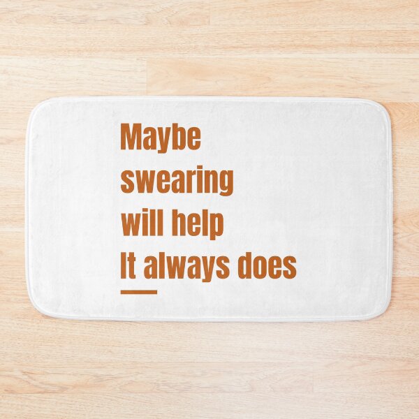 Item preview, Maybe swearing will help designed and sold by dgutpro87.