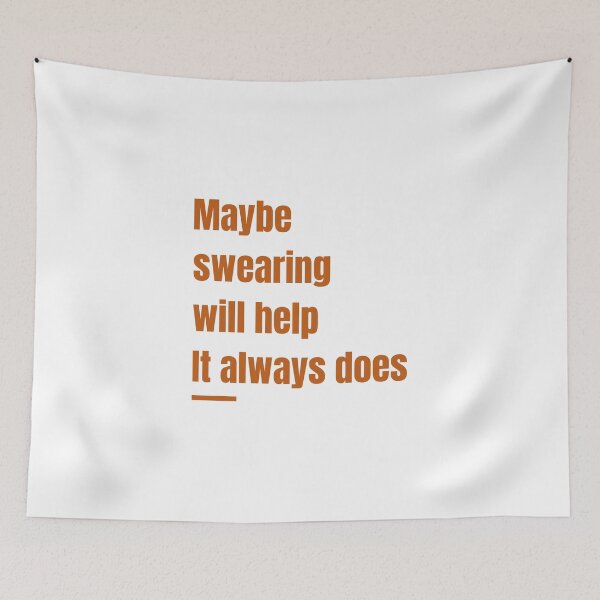 Item preview, Maybe swearing will help designed and sold by dgutpro87.