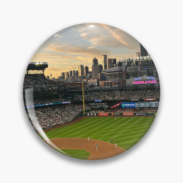 Item preview, Sunset at T-Mobile Park designed and sold by Lacy Hempel.