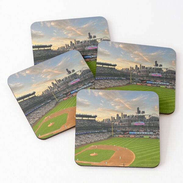 Item preview, Sunset at T-Mobile Park designed and sold by Lacy Hempel.
