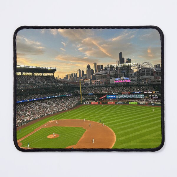 Item preview, Sunset at T-Mobile Park designed and sold by Lacy Hempel.