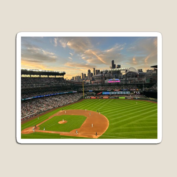 Item preview, Sunset at T-Mobile Park designed and sold by Lacy Hempel.