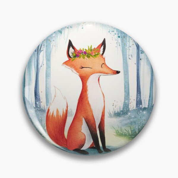 Item preview, Whimsical Fox. Fantasy fox, magical forest, enchanting woodland, vintage fox designed and sold by FoxVibes.