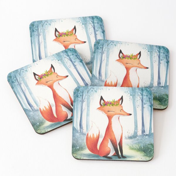 Item preview, Whimsical Fox. Fantasy fox, magical forest, enchanting woodland, vintage fox designed and sold by FoxVibes.