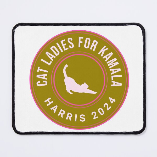 Item preview, Cat Ladies for Kamala Sticker designed and sold by Travelcases.