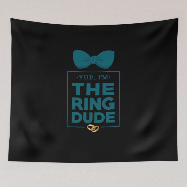 Item preview, Yup Im the Ring Dude | ring bearer shirt | ring bearer gifts | ring bearer gifts for boys | ring bearer kids | wedding gift idea | wedding gift for son | wedding gift boy | ring bearer kids designed and sold by Kreature Look.