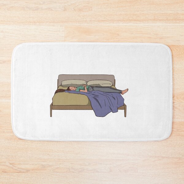 Item preview, A happy woman lying on the bed  designed and sold by Hessah-HA.