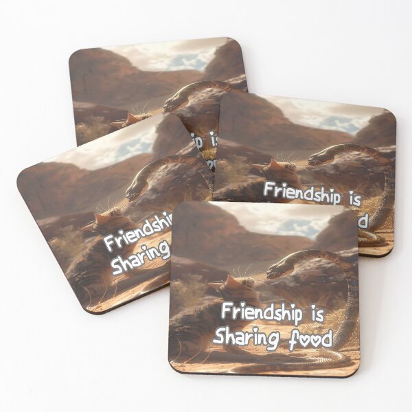 Item preview, Friendship Is Sharing Food designed and sold by Surreallytee.
