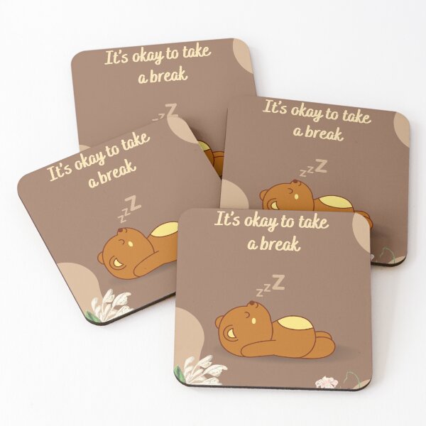 Item preview, "It's Okay To Take A Break" Illustration designed and sold by Divya-Hirodiya.