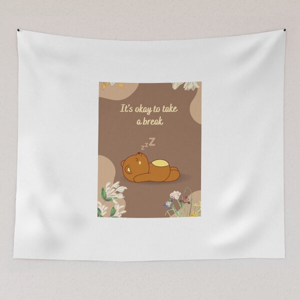 Item preview, "It's Okay To Take A Break" Illustration designed and sold by Divya-Hirodiya.