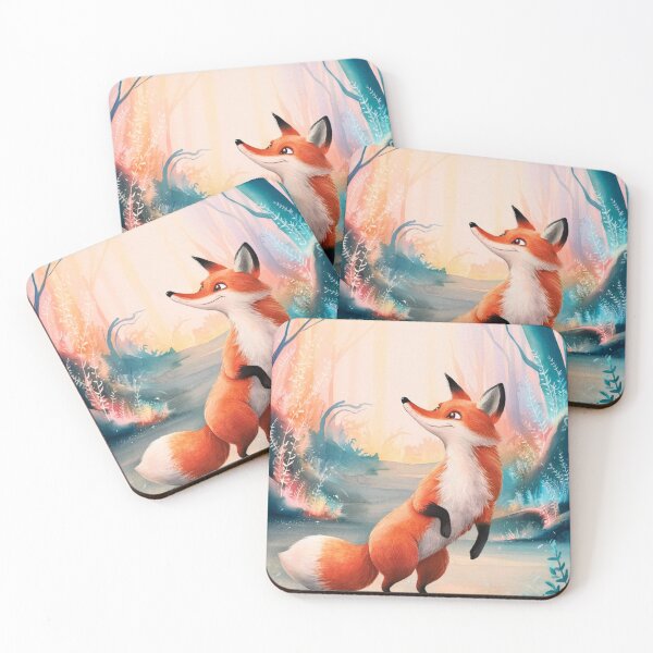 Item preview, Whimsical Fox. Fantasy fox, magical forest, enchanting woodland, vintage fox designed and sold by FoxVibes.