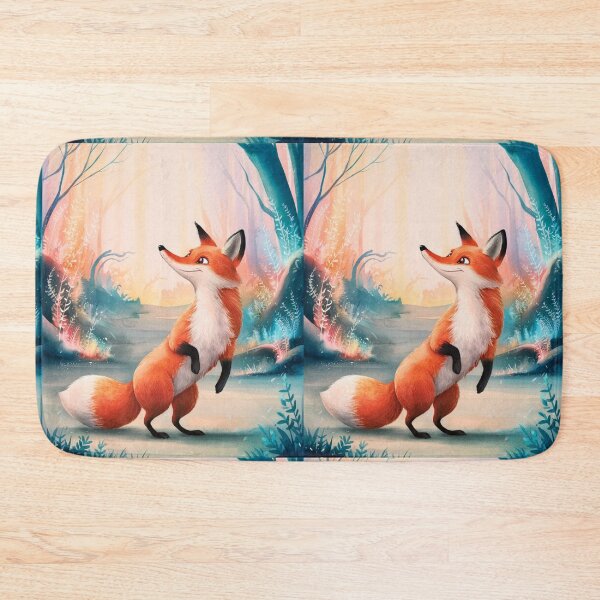 Item preview, Whimsical Fox. Fantasy fox, magical forest, enchanting woodland, vintage fox designed and sold by FoxVibes.