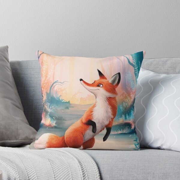 Item preview, Whimsical Fox. Fantasy fox, magical forest, enchanting woodland, vintage fox designed and sold by FoxVibes.