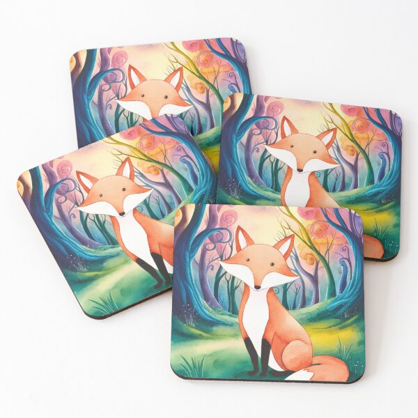 Item preview, Whimsical Fox. Fantasy fox, magical forest, enchanting woodland, vintage fox designed and sold by FoxVibes.