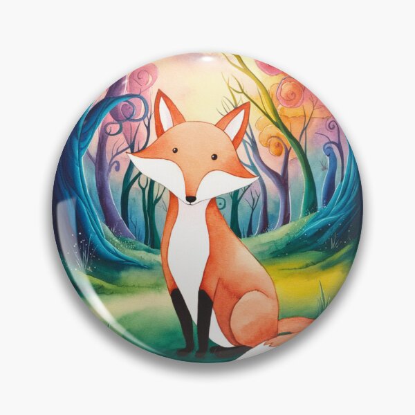 Item preview, Whimsical Fox. Fantasy fox, magical forest, enchanting woodland, vintage fox designed and sold by FoxVibes.