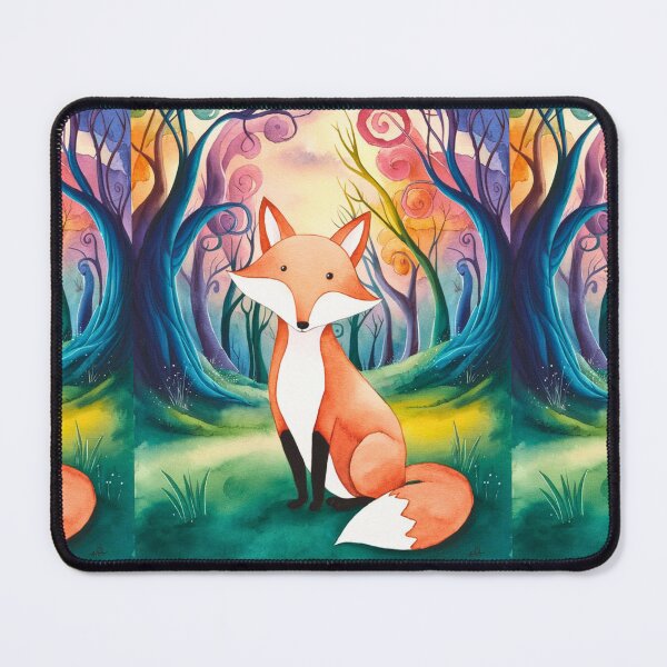 Item preview, Whimsical Fox. Fantasy fox, magical forest, enchanting woodland, vintage fox designed and sold by FoxVibes.