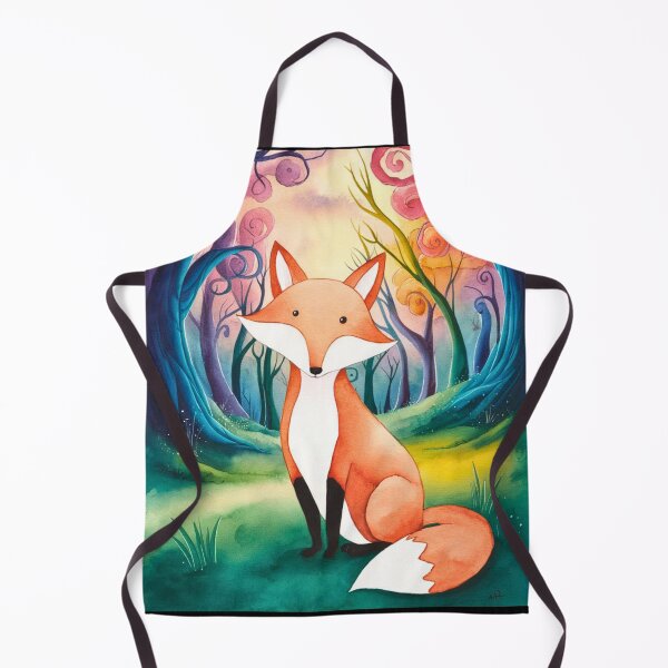 Item preview, Whimsical Fox. Fantasy fox, magical forest, enchanting woodland, vintage fox designed and sold by FoxVibes.