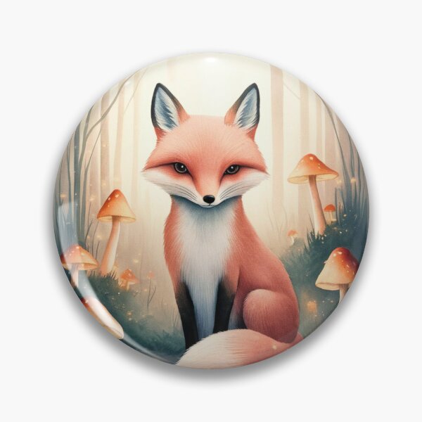 Item preview, Whimsical Fox. Fantasy fox, magical forest, enchanting woodland, vintage fox designed and sold by FoxVibes.