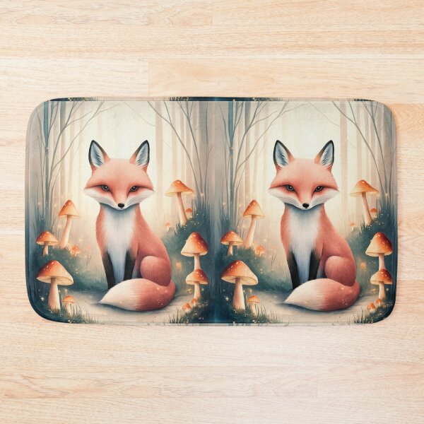 Item preview, Whimsical Fox. Fantasy fox, magical forest, enchanting woodland, vintage fox designed and sold by FoxVibes.