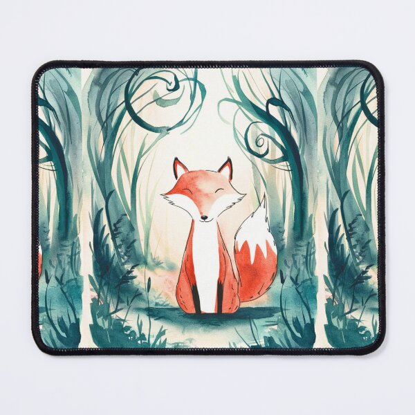 Item preview, Whimsical Fox. Fantasy fox, magical forest, enchanting woodland, vintage fox designed and sold by FoxVibes.