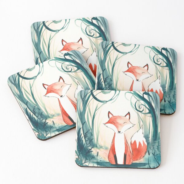Item preview, Whimsical Fox. Fantasy fox, magical forest, enchanting woodland, vintage fox designed and sold by FoxVibes.