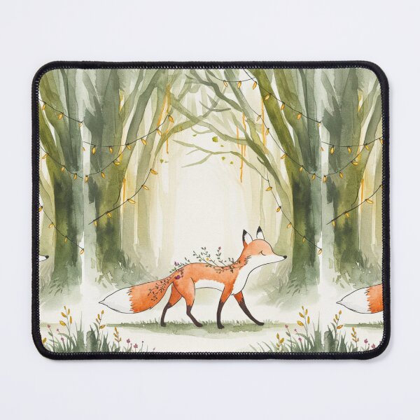 Item preview, Whimsical Fox. Fantasy fox, magical forest, enchanting woodland, vintage fox designed and sold by FoxVibes.