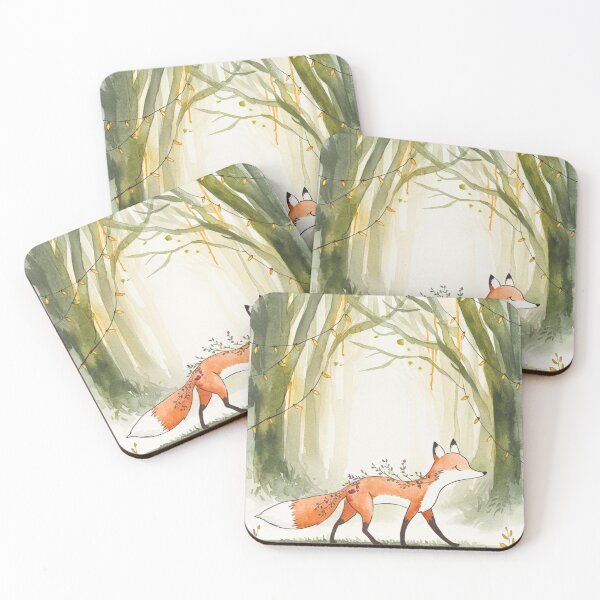 Item preview, Whimsical Fox. Fantasy fox, magical forest, enchanting woodland, vintage fox designed and sold by FoxVibes.