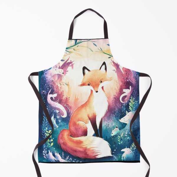Item preview, Whimsical Fox. Fantasy fox, magical forest, enchanting woodland, vintage fox designed and sold by FoxVibes.
