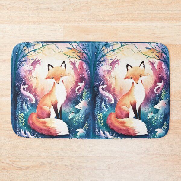 Item preview, Whimsical Fox. Fantasy fox, magical forest, enchanting woodland, vintage fox designed and sold by FoxVibes.