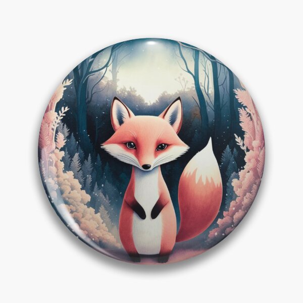 Item preview, Whimsical Fox. Fantasy fox, magical forest, enchanting woodland, vintage fox designed and sold by FoxVibes.