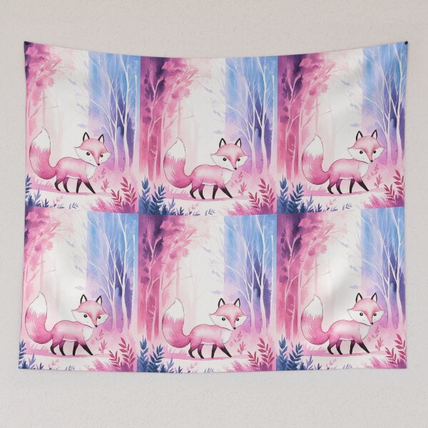 Item preview, Whimsical Fox. Fantasy fox, magical forest, enchanting woodland, vintage fox designed and sold by FoxVibes.
