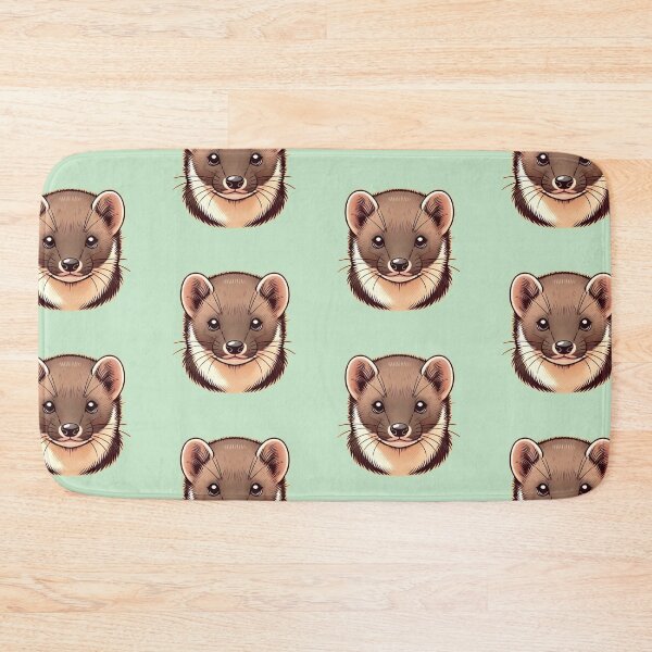 Item preview, Adorable Pine Marten Illustration designed and sold by CritterManiaUK.