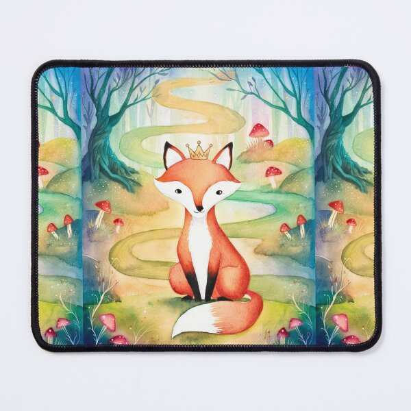 Item preview, Whimsical Fox. Fantasy fox, magical forest, enchanting woodland, vintage fox designed and sold by FoxVibes.