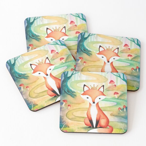 Item preview, Whimsical Fox. Fantasy fox, magical forest, enchanting woodland, vintage fox designed and sold by FoxVibes.