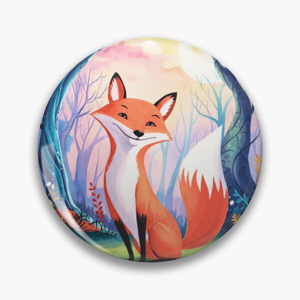 Item preview, Whimsical Fox. Fantasy fox, magical forest, enchanting woodland, vintage fox designed and sold by FoxVibes.