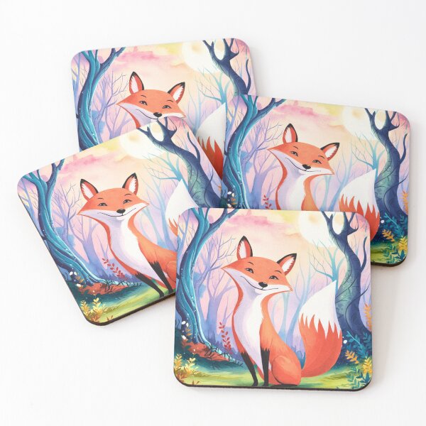 Item preview, Whimsical Fox. Fantasy fox, magical forest, enchanting woodland, vintage fox designed and sold by FoxVibes.