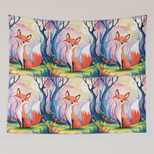 Item preview, Whimsical Fox. Fantasy fox, magical forest, enchanting woodland, vintage fox designed and sold by FoxVibes.