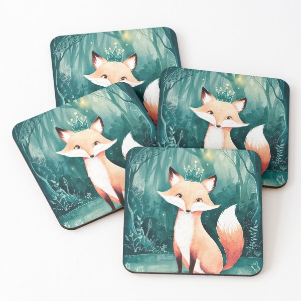 Item preview, Whimsical Fox. Fantasy fox, magical forest, enchanting woodland, vintage fox designed and sold by FoxVibes.