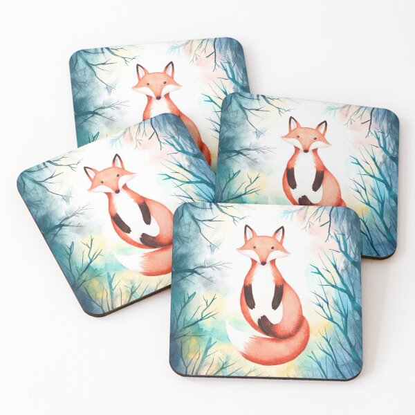 Item preview, Whimsical Fox. Fantasy fox, magical forest, enchanting woodland, vintage fox designed and sold by FoxVibes.