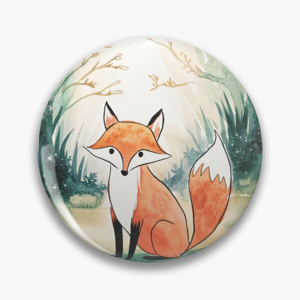 Item preview, Whimsical Fox. Fantasy fox, magical forest, enchanting woodland, vintage fox designed and sold by FoxVibes.