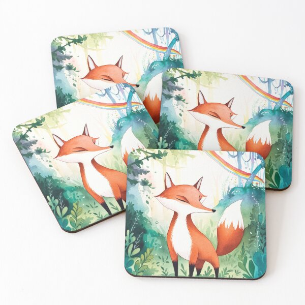 Item preview, Whimsical Fox. Fantasy fox, magical forest, enchanting woodland, vintage fox designed and sold by FoxVibes.