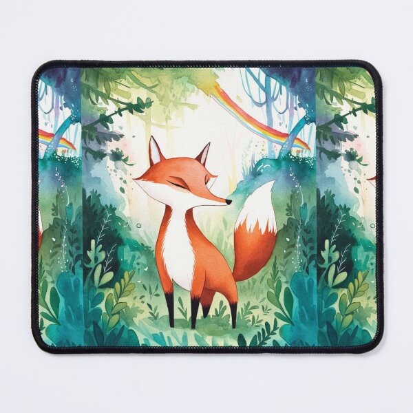Item preview, Whimsical Fox. Fantasy fox, magical forest, enchanting woodland, vintage fox designed and sold by FoxVibes.