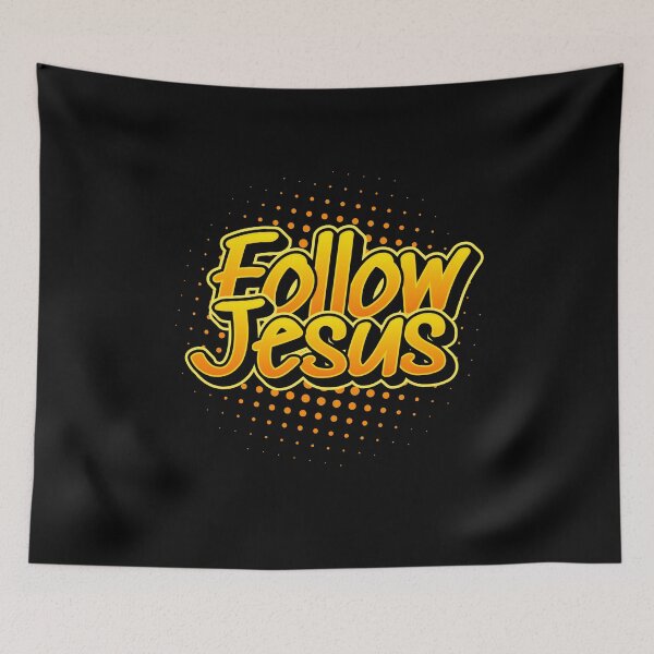 Item preview, Retro Follow Jesus  Bible Verse,Christian Men Godly Quotes, Inspirational  Christian Woman Design designed and sold by mattlee20.